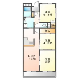 グランドール2【6階】の間取り