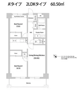 セレッソ幡ヶ谷【3階】の間取り