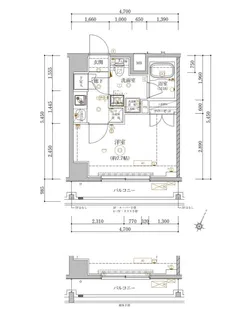 ベルシード門前仲町II【3階】の間取り