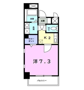 カレント・リュウスイ【4階】の間取り