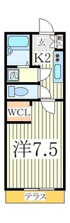 アパートメントK Vol.V【1階】の間取り