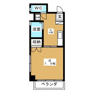 ピソ エスタシオン【1階】の間取り