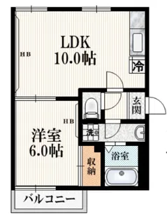 メゾンプレアデス【2階】の間取り
