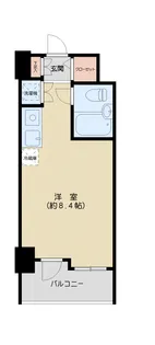 ルネ御苑プラザ【9階】の間取り