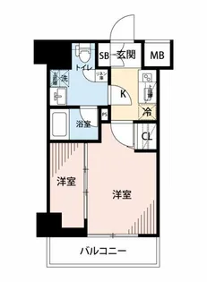 ミライズ新小岩マーロ【2階】の間取り