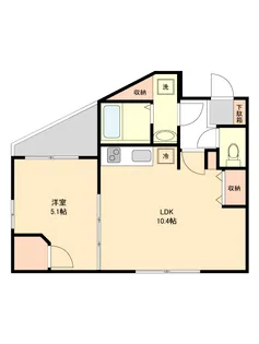 LiveCasa Shimomaruko【2階】の間取り