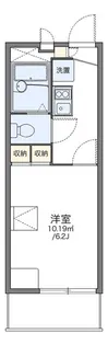 レオパレスアルシオネ【2階】の間取り