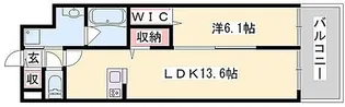 OA FLAT上野田【1階】の間取り