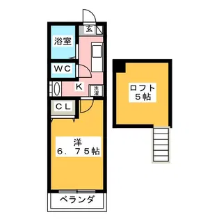 サンパーク【2階】の間取り