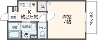 ウィステリアコート【2階】の間取り