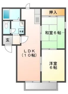 メゾン奈良【2階】の間取り