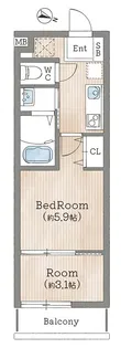 BASE青木【4階】の間取り