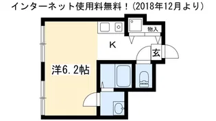 ニットハウスアラン【2階】の間取り