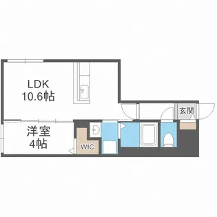 ラグナベルデ北9条【1階】の間取り