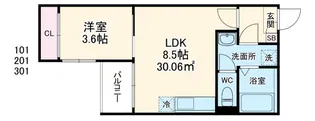 Revive相武台前【2階】の間取り