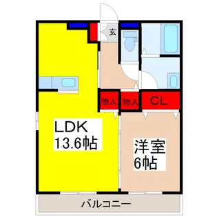 アルス【1階】の間取り