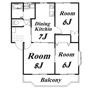 フィールズたかやまD【1階】の間取り