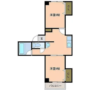 コーポラスサンブリーズ【3階】の間取り