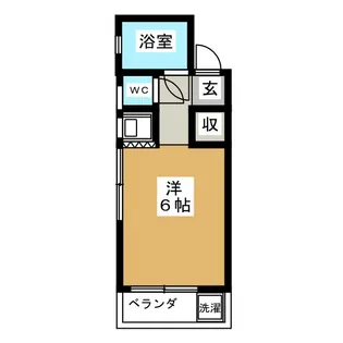 覚王山ビレッジ【2階】の間取り