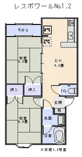 レスポワールNO.1【2階】の間取り