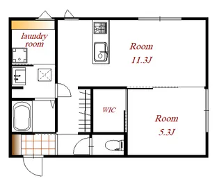 アトラス【2階】の間取り