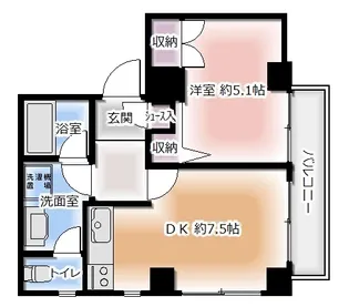 NEマンション【3階】の間取り