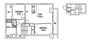 クレアーレ豊玉中【5階】の間取り
