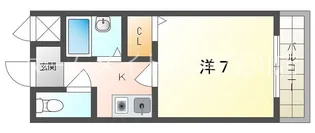 シャトーグレース【1階】の間取り