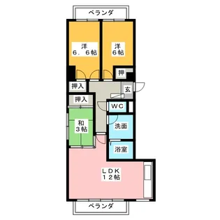 R.NEATII【4階】の間取り