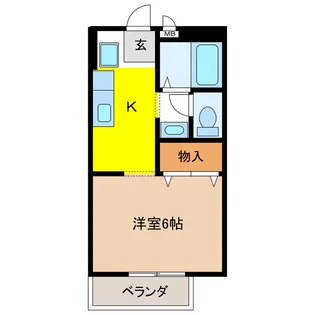 セレクトONE A【2階】の間取り