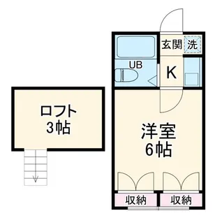 メゾン中和泉【1階】の間取り