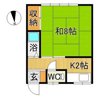神田SKハイツ【1階】の間取り