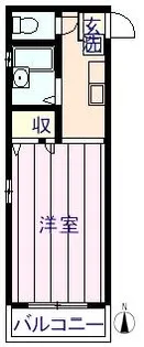 ハイツ山田【2階】の間取り