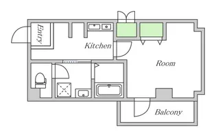 IF西梅田【2階】の間取り