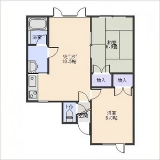 エクセレント神山【2階】の間取り