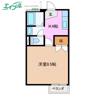 マイランドパートII【3階】の間取り