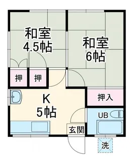 トヨハイツ【2階】の間取り