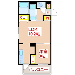 Galaxia bulge【3階】の間取り