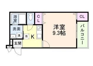 大阪府守口市緑町【アパート】の間取り