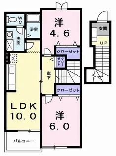 Sereno Olive【2階】の間取り