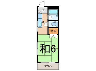 パティオ北寺尾5号館【1階】の間取り