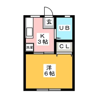 ヒカリハイム【1階】の間取り