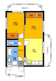 ユーミー暖家【3階】の間取り