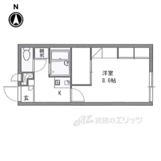 レオパレスサンガ【1階】の間取り