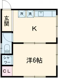 三恵荘【2階】の間取り