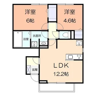 ルポア【1階】の間取り