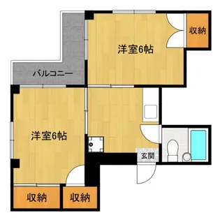 ローズハウス【1階】の間取り