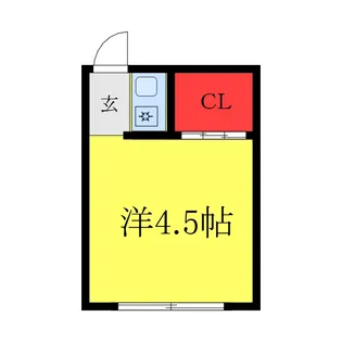 花ノ木荘【1階】の間取り