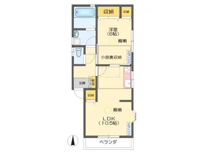 MIハイツ【2階】の間取り