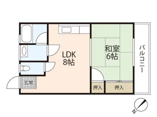 泉コーポ【2階】の間取り